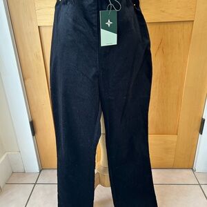Tuckernuck black velvet Ashford pants small